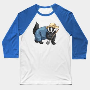 Honey badger Farmer Rake Baseball T-Shirt